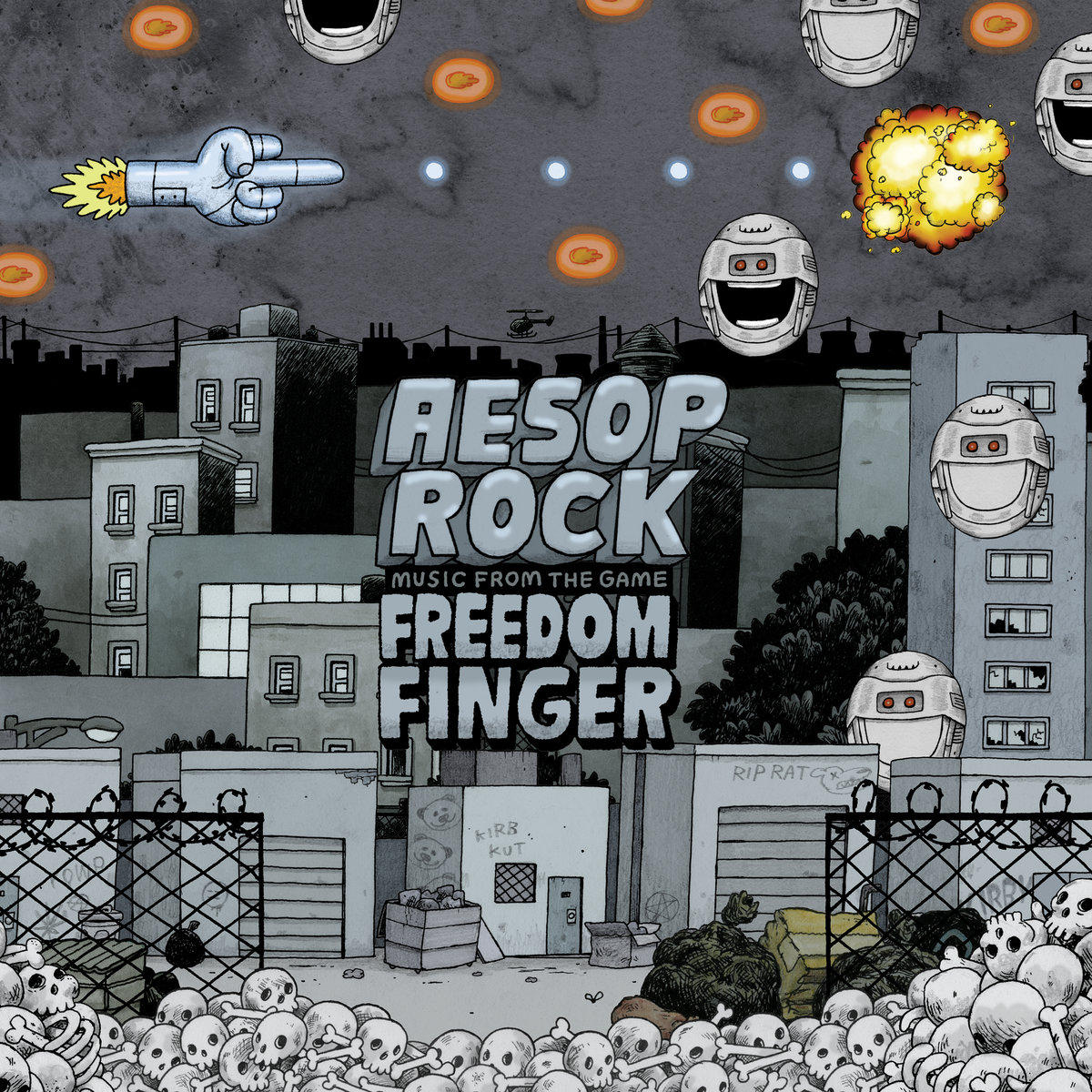 Aesop Rock 10-freedom Finger  Orange Limited Edition   Vinyl
