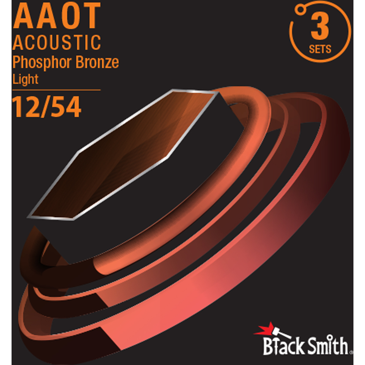Blacksmith Aapb-1254-3p Western-guitar-strenge  012-054    Sæt