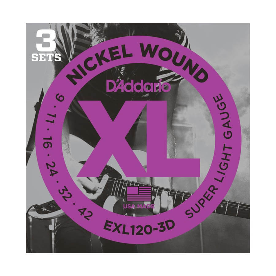 Addario   120-3d El-guitar-strenge  009-042    Sæt