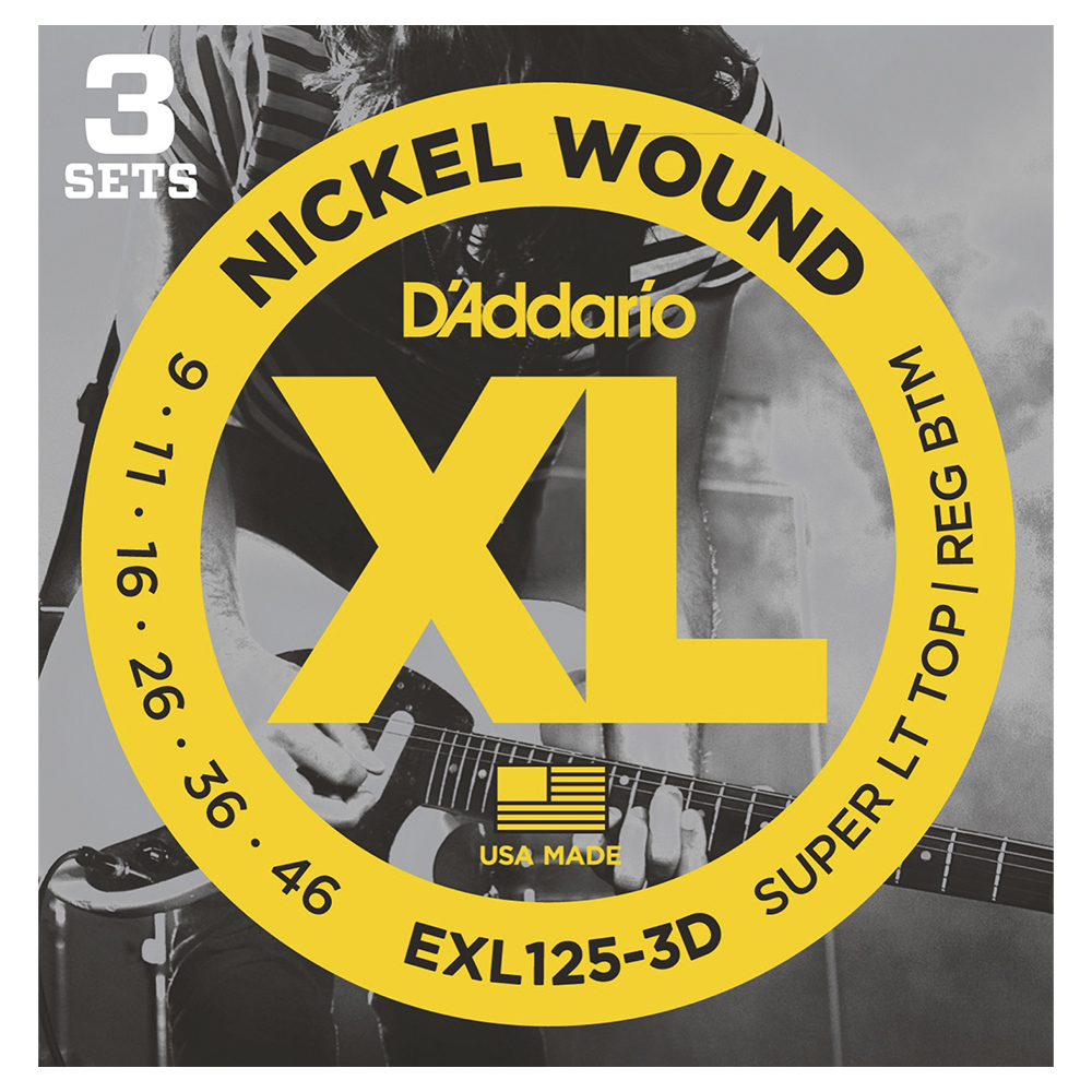 Addario   125-3d   Pack El-guitar Strenge   09   46