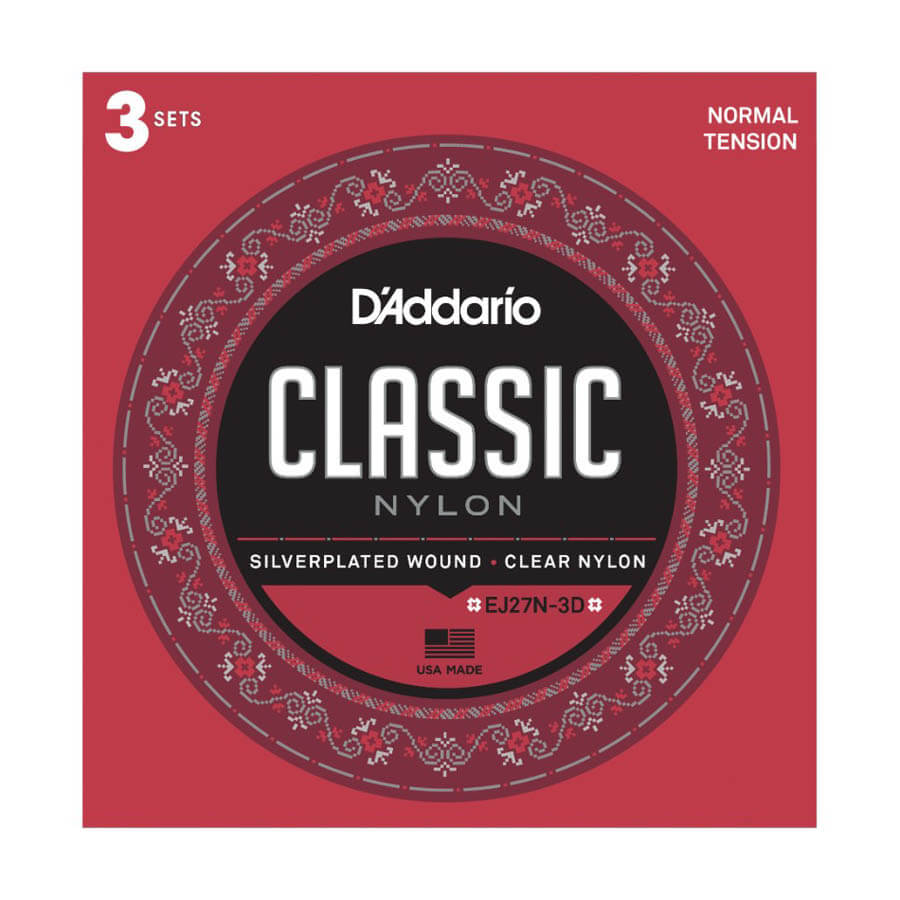 Addario Ej27n-3d Spansk Guitar-strenge  Normal Tension    Sæt