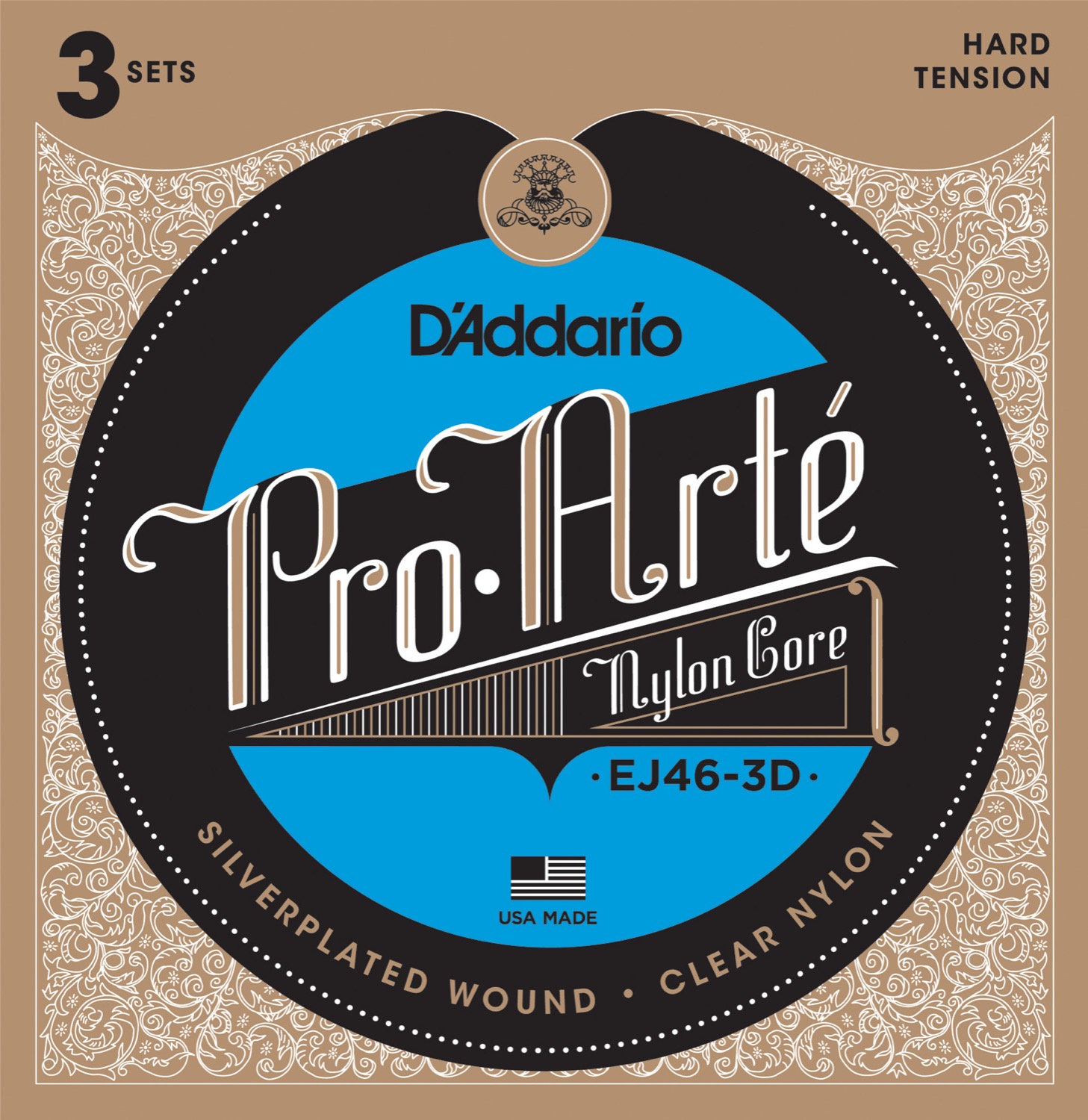 Addario Ej46 Pro Arte Hard Tension   Pack