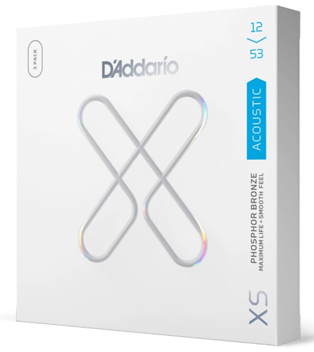 Dâ Addario Xsapb1253 Light Coated Acoustic Western-strenge 012-053   Pack