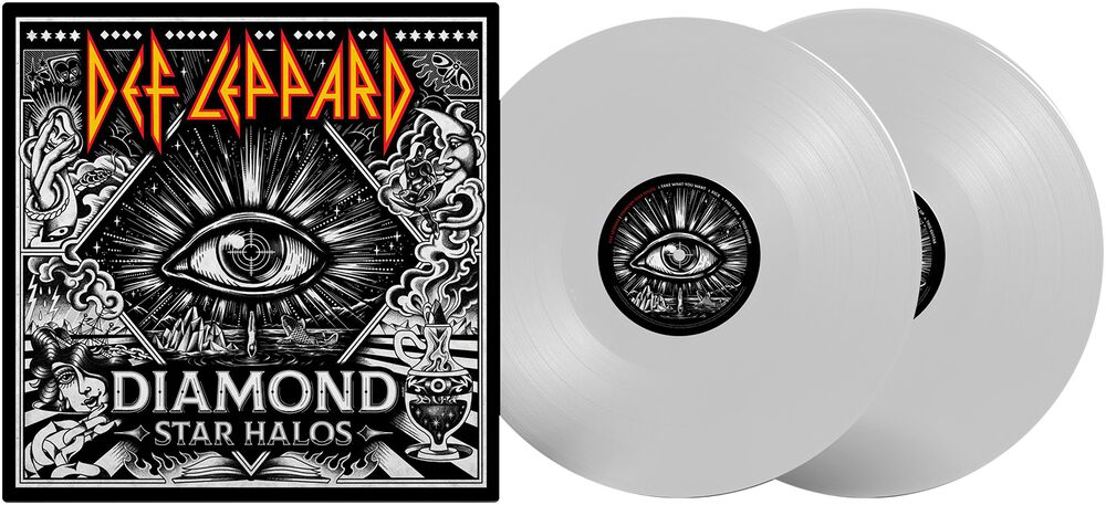 Def Leppard Diamond Star Halos  Clear Limited Edition   Vinyl