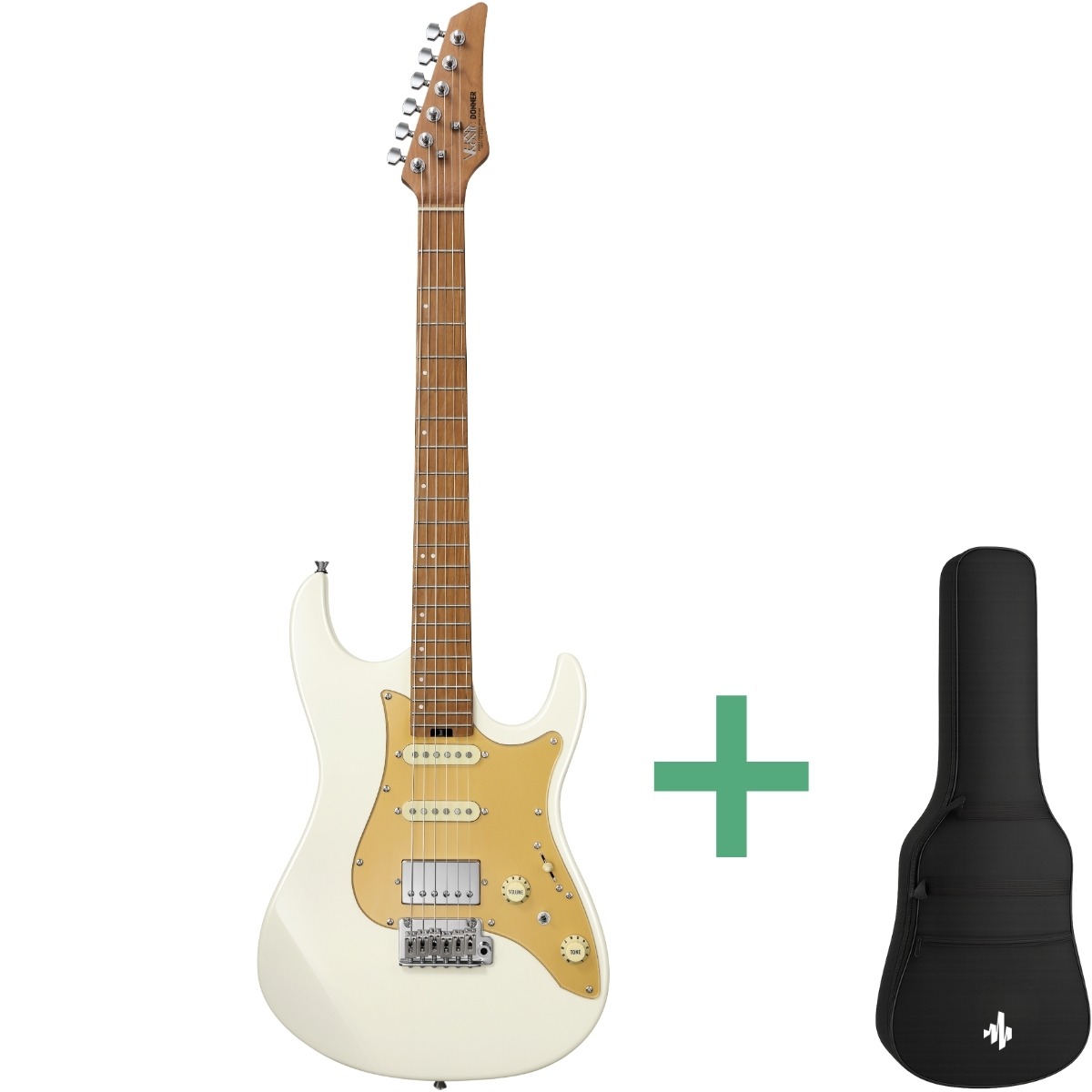 Donner Dst-550 El-guitar Hvid