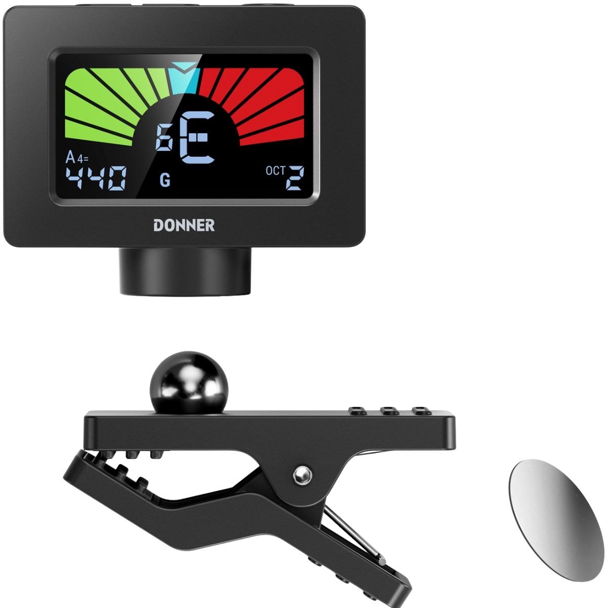 Donner Dt10 Klemme-tuner Sort
