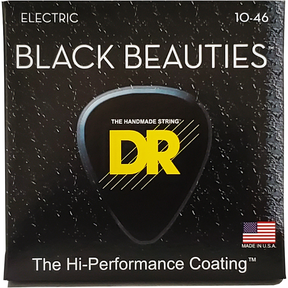 Dr Strings Bke-10 Black Beauties Black El-guitar-strenge  010-046