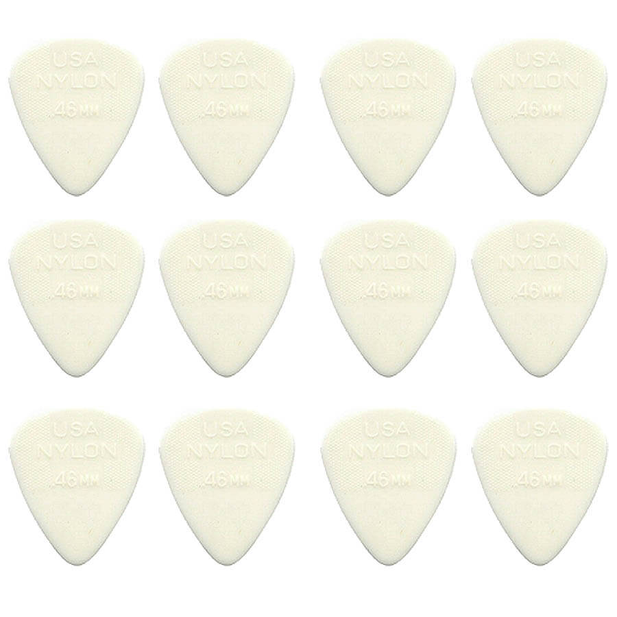 Dunlop Nylon Standard   46 Mm Plektre  12 Stk