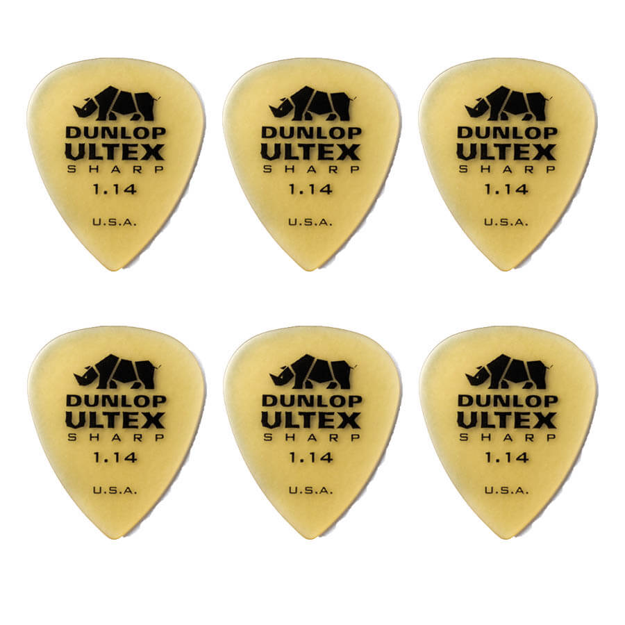 Dunlop Ultex Sharp   14 Mm Plektre    Stk