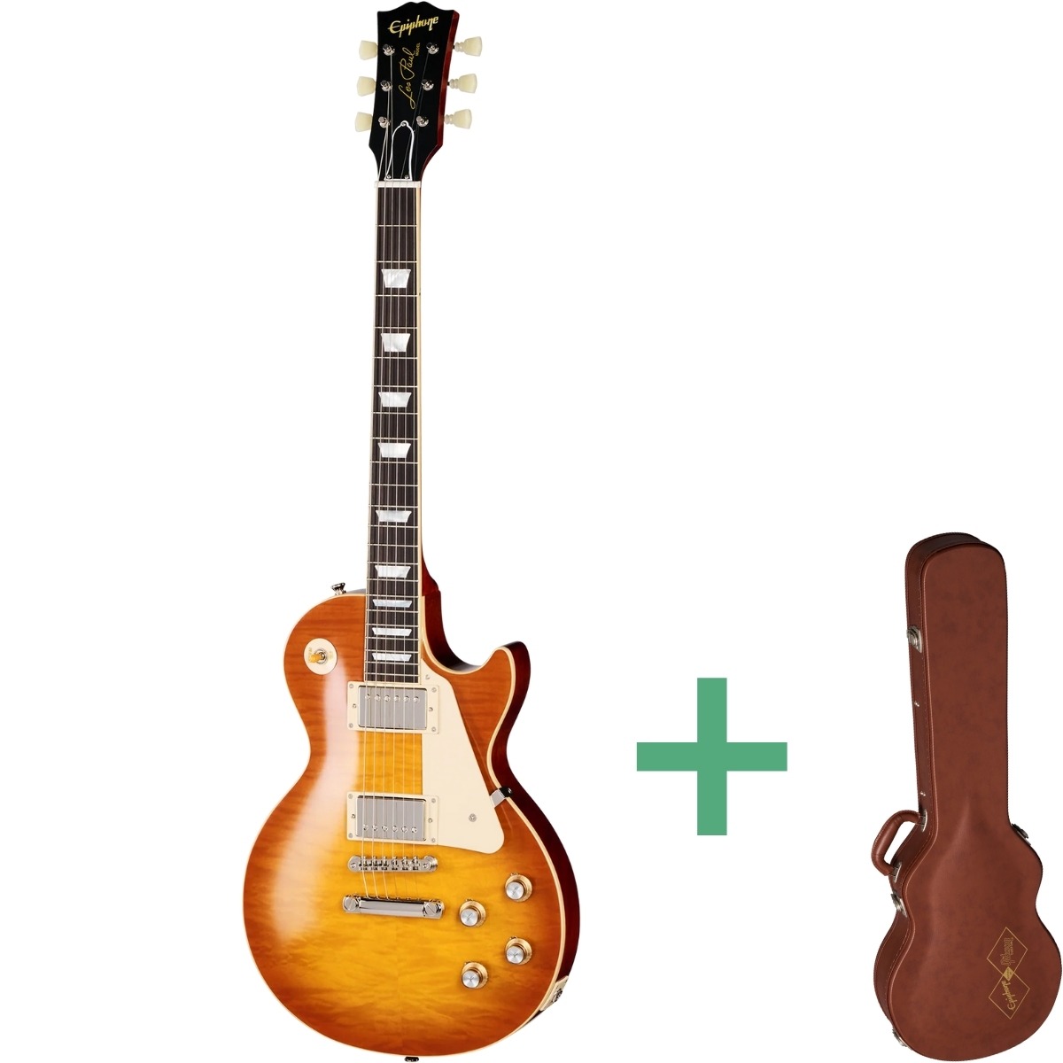 Epiphone 1960 Les Paul Standard  Reissue El-guitar Iced Tea Burst