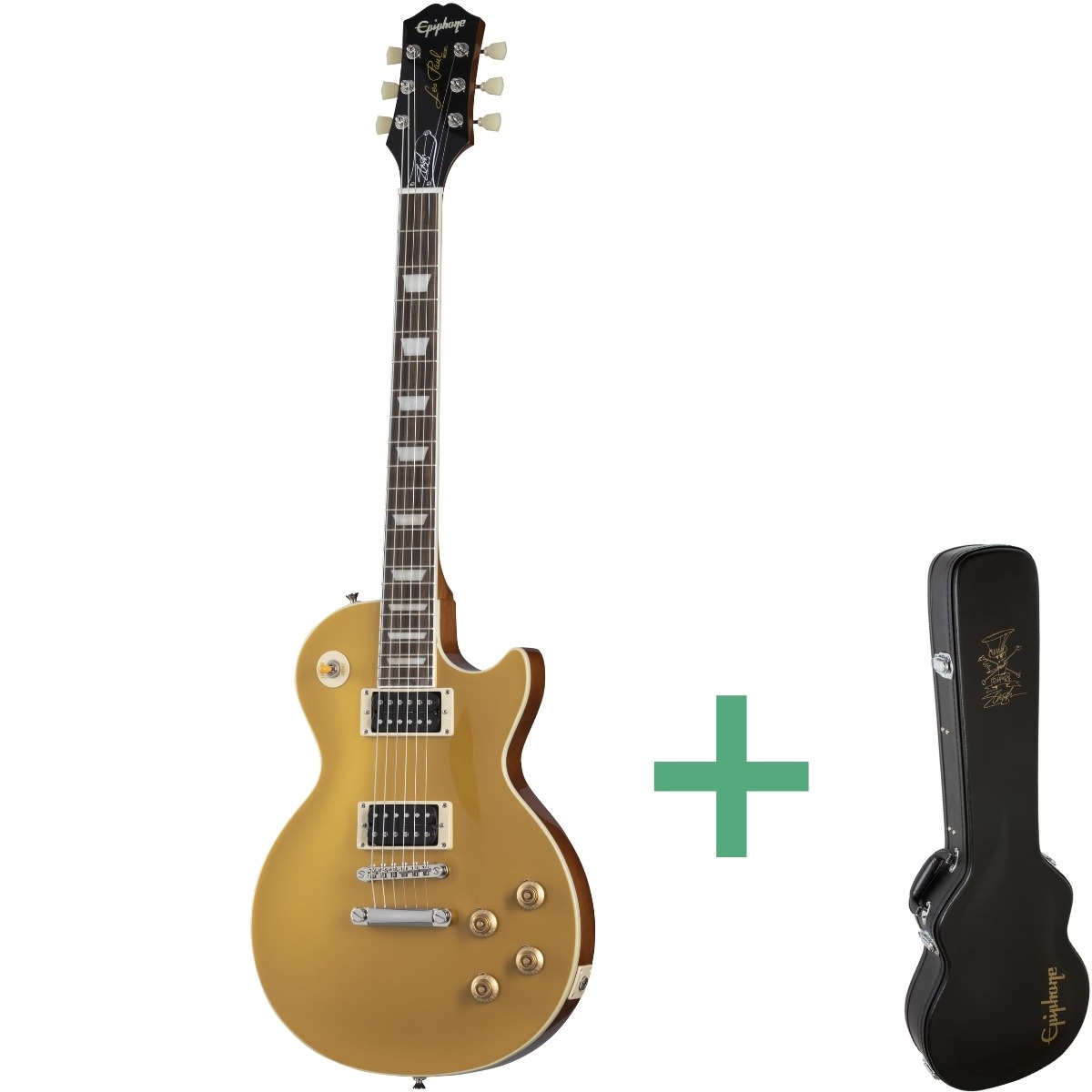 Epiphone Slash Victoria Les Paul Standard El-guitar Metallic Gold