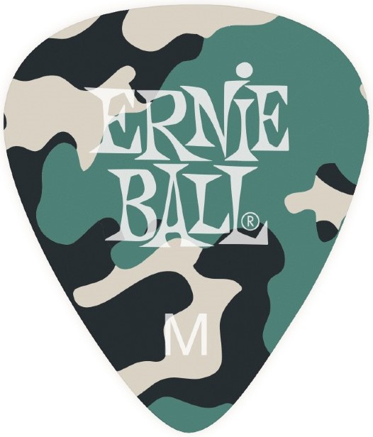 Ernie Ball Eb-9222 Camo Plektre   72 Mm  12 Stk  Pakke