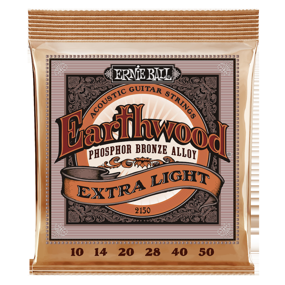 Ernie Ball 2150 Extra Light Phosphor Bronze Acoustic Western-strenge 010-050