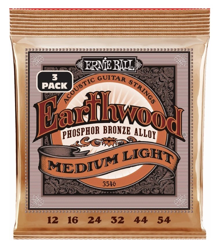 Ernie Ball 3546 Psb Medium Light Western-strenge 012-054  -pack