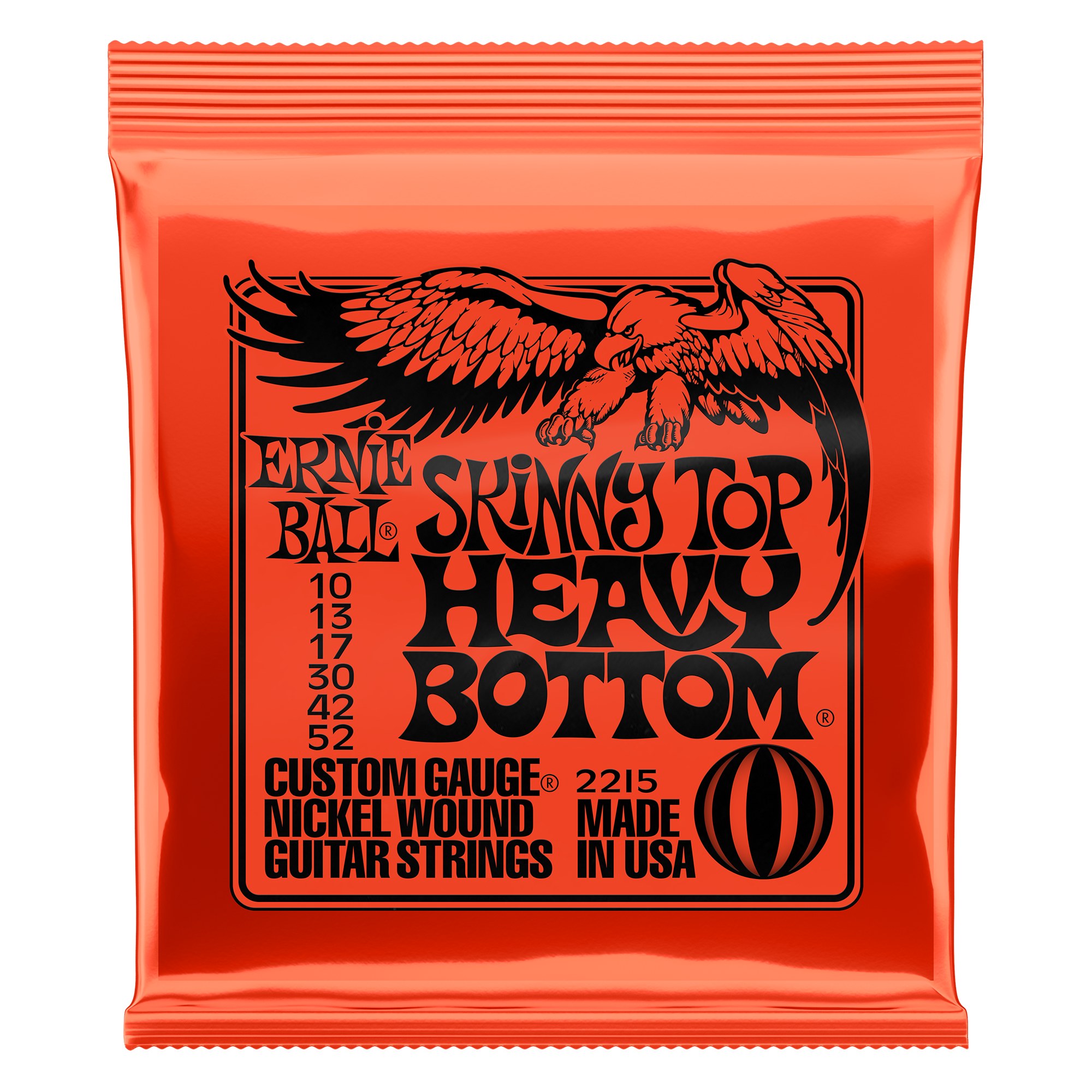 Ernie Ball 2215 Skinny Top Heavy Bottom El-guitar Strenge 010-052