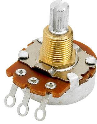 Fender Potentiometer     No-load 250k Split Shaft