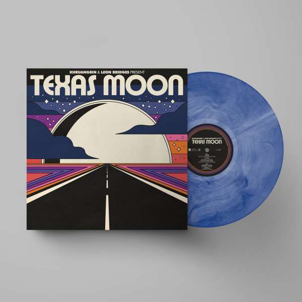 Khruangbin   Leon Bridges Texas Moon  Blue Limited Edition   Vinyl