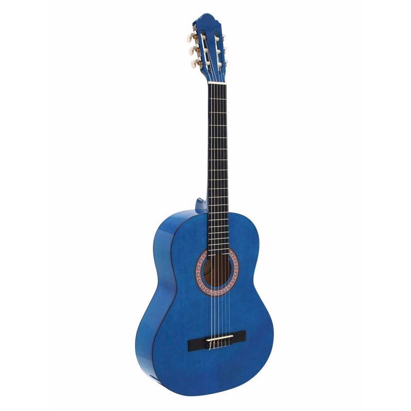 Klassisk Spansk Guitar  Dimavery Ac-303  Blå