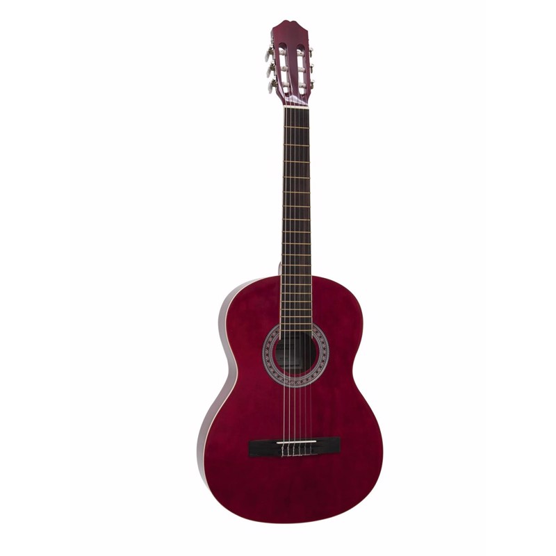 Klassisk Spansk Guitar  Dimavery Ac-303  Rød