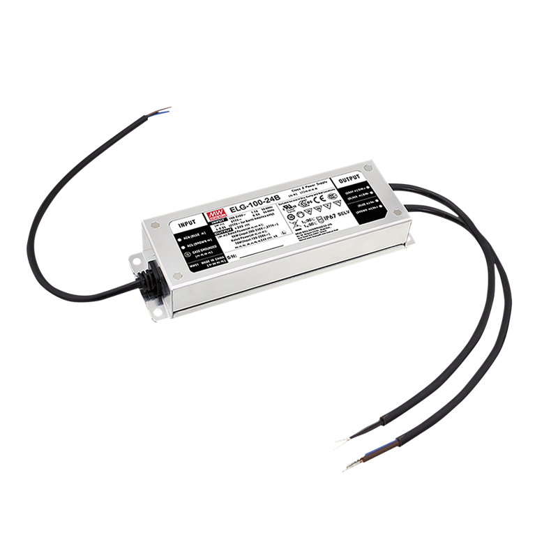 Led Strømforsyning 100   24   Dc Ip67 Meanwell Elg-100- -24da 3y