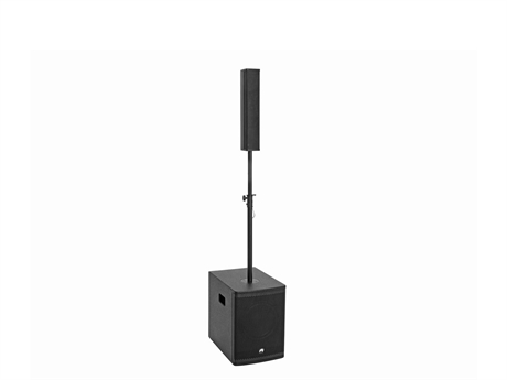 Omnitronic Rod-1043 Mobil Søjle Pa-system Med Dsp  Mixer  Stereo Bluetooth-forbindelse  350   Rms-system