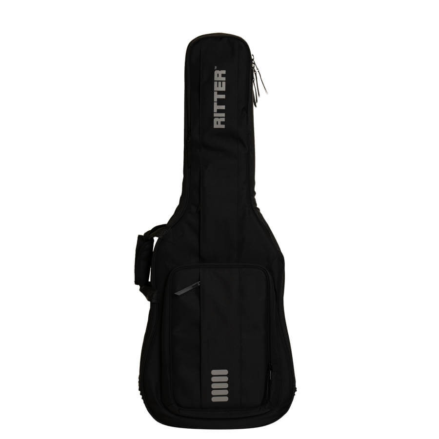 Ritter Rga5-dde Sbk Arosa Dobbelt Taske Til Western- Og El-guitar Sea Ground Black  -stock