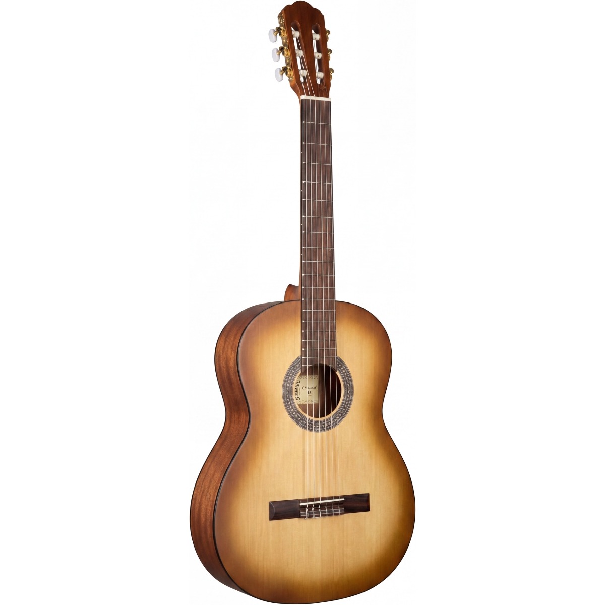 Santana Classical 18 Sbb Spansk Guitar Brown Burst