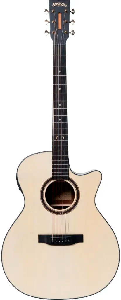 Santana Player G14 Western Guitar Med Pickup  Tuner Og Cutaway Natur