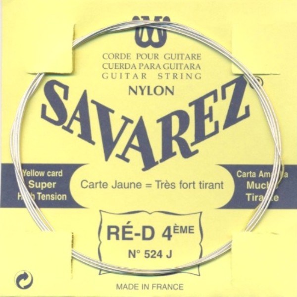 Savarez 524j D4 Løs Spansk Guitar-streng  Gul