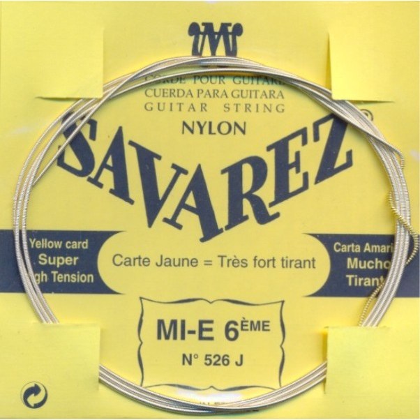 Savarez 526j E6 Løs Spansk Guitar-streng  Gul