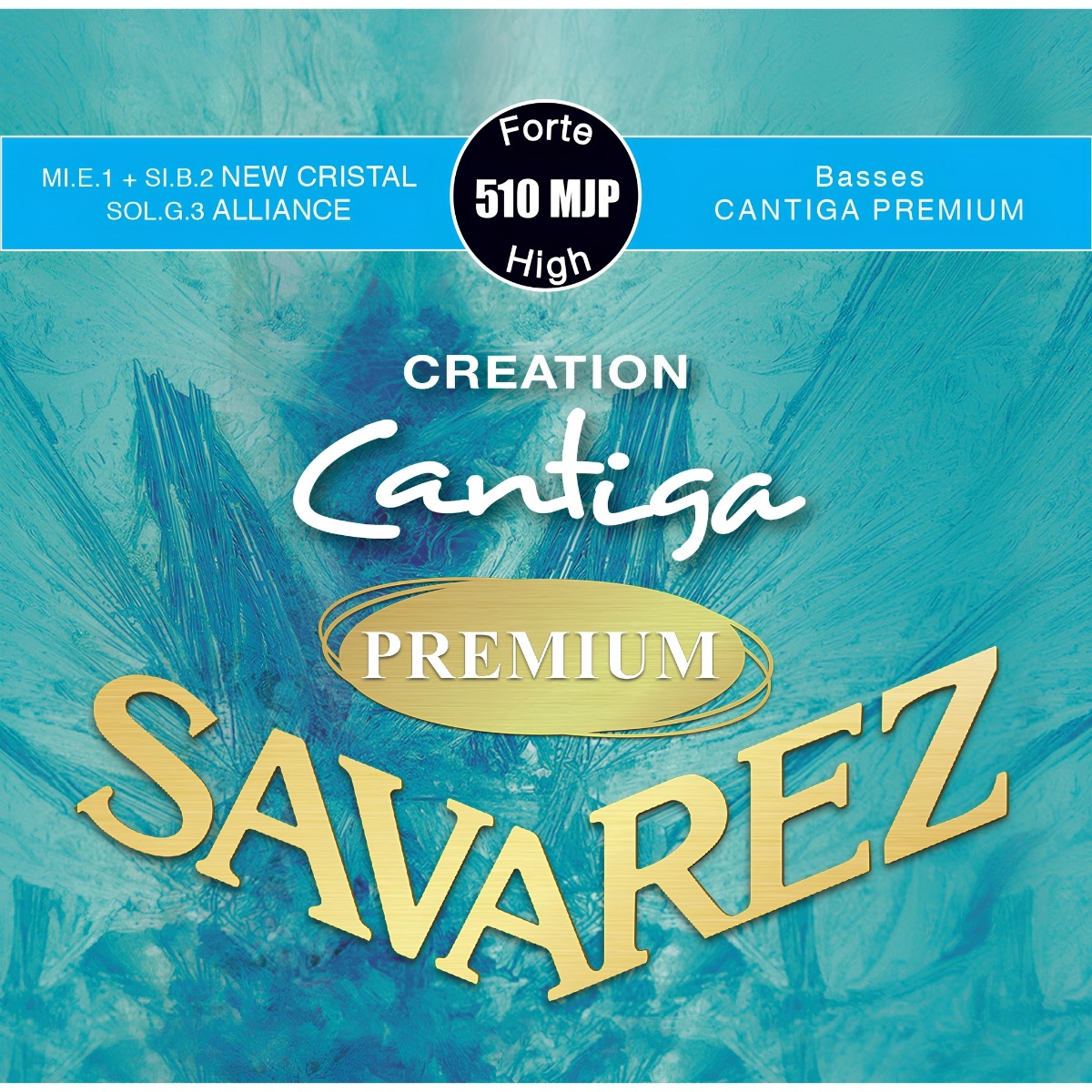 Savarez 510mjp Creation Cantiga Spansk Guitar-strenge  Blå