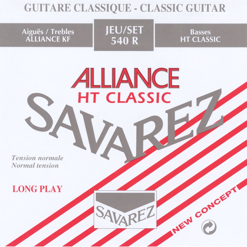 Savarez 540r Alliance Normal Spansk Guitar-strenge  Rød