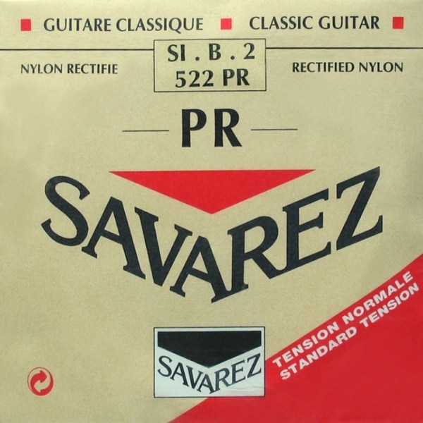 Savarez 522r H2 Løs Spansk Guitar-streng  Rød