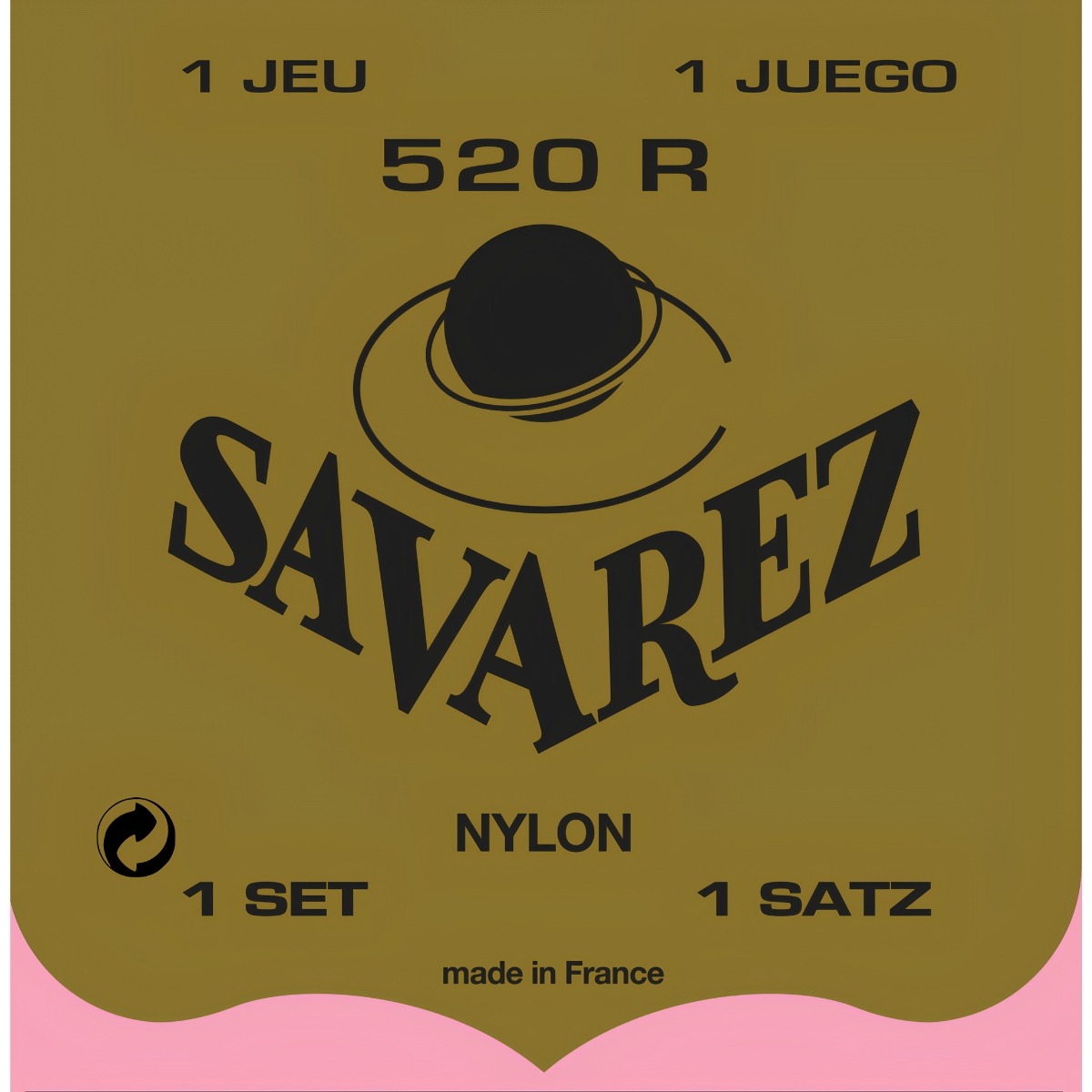 Savarez 520r Spansk Guitar-strenge  Rød