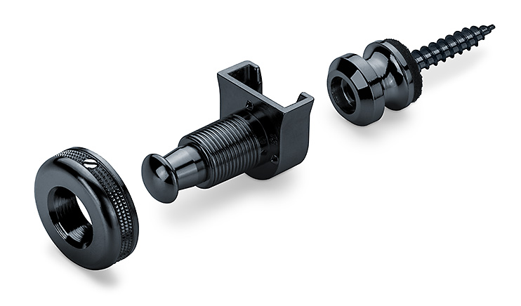 Schaller Straplock Black Chrome