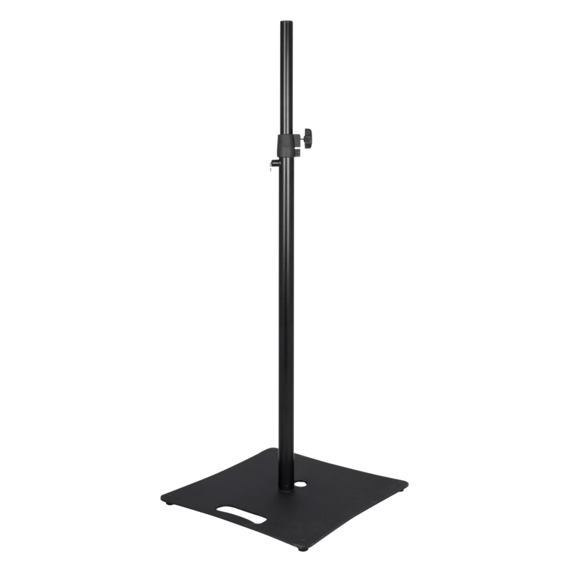 Showgear Højttalerstand Med Metal Baseplade Maks Belastning 20 Kg 1100-1800 Mm 35 Mm