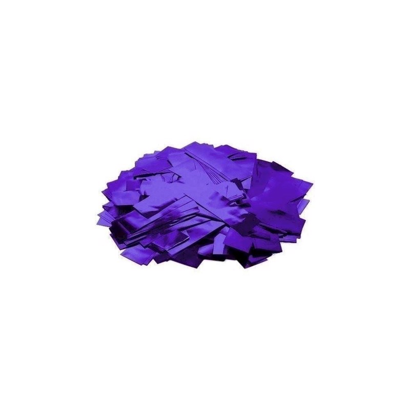 Tcm Metallic Konfetti  Rektangulær  55x18 Mm  Lilla    Kg