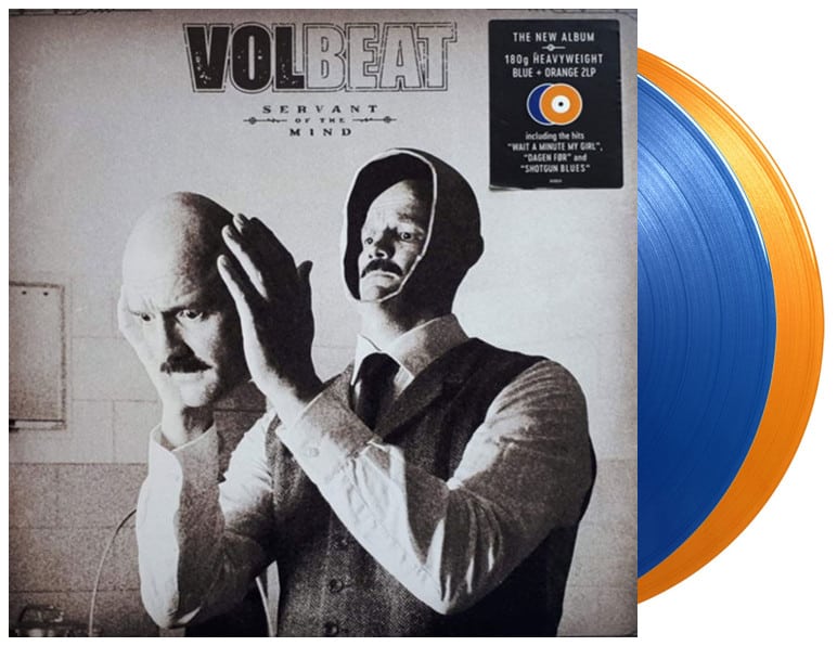 Volbeat Servant Of Mind  Orange   Blue Limited Edition   Vinyl