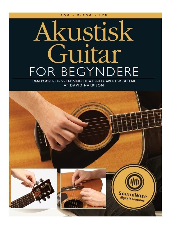 Akustisk Guitar For Begynder   Bog    -bog   Lyd