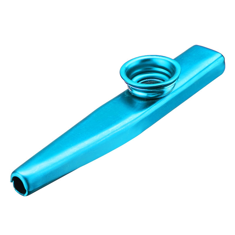 Alu Metal Kazoo   Forskelige Farver Blå