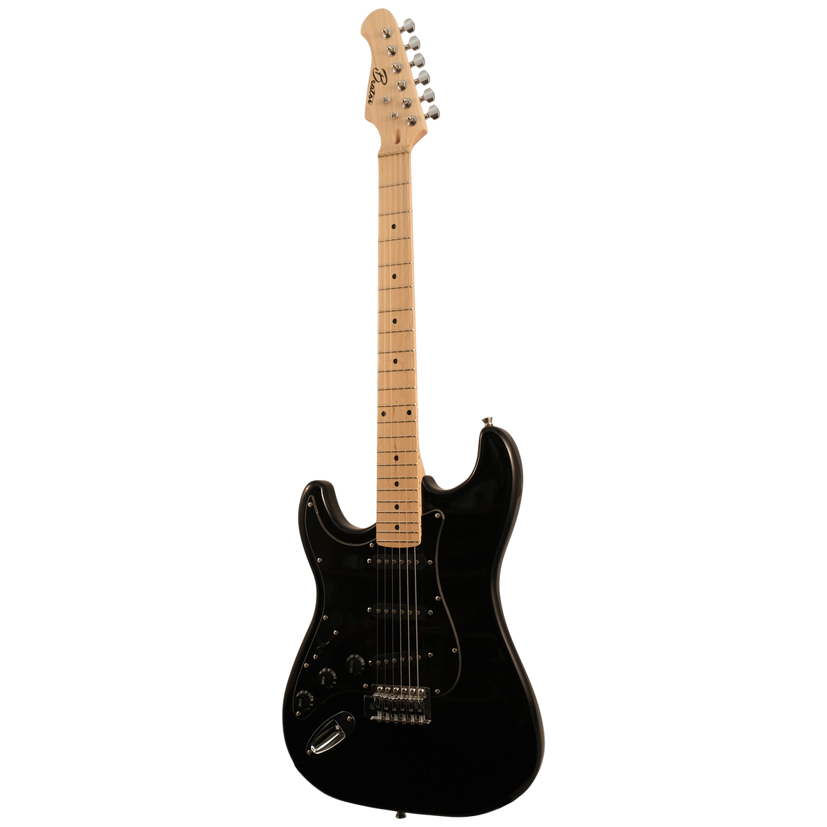 Beaton Legend Left Bk Vestrehånds-el-guitar Sort