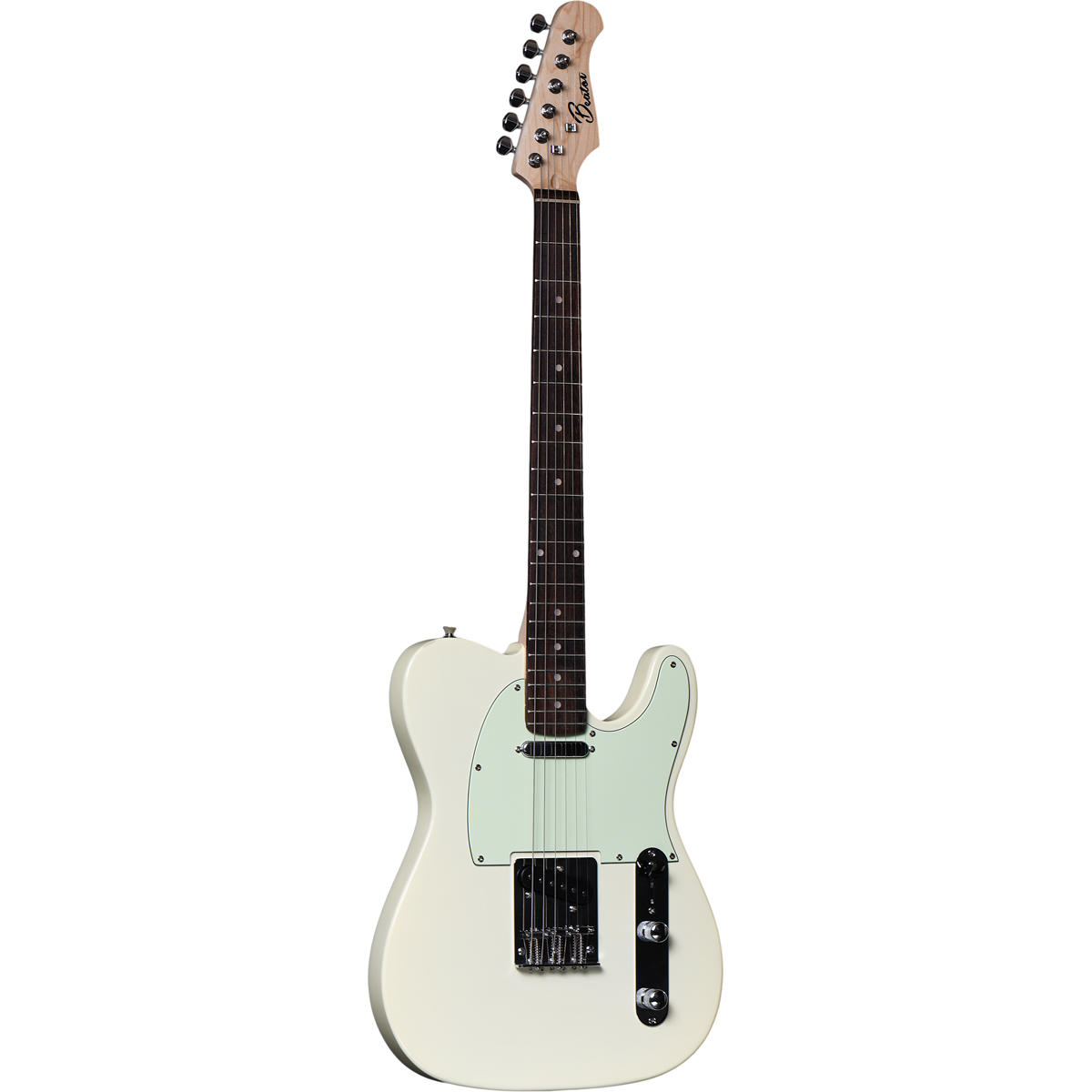 Beaton Old School Iv El-guitar Hvid