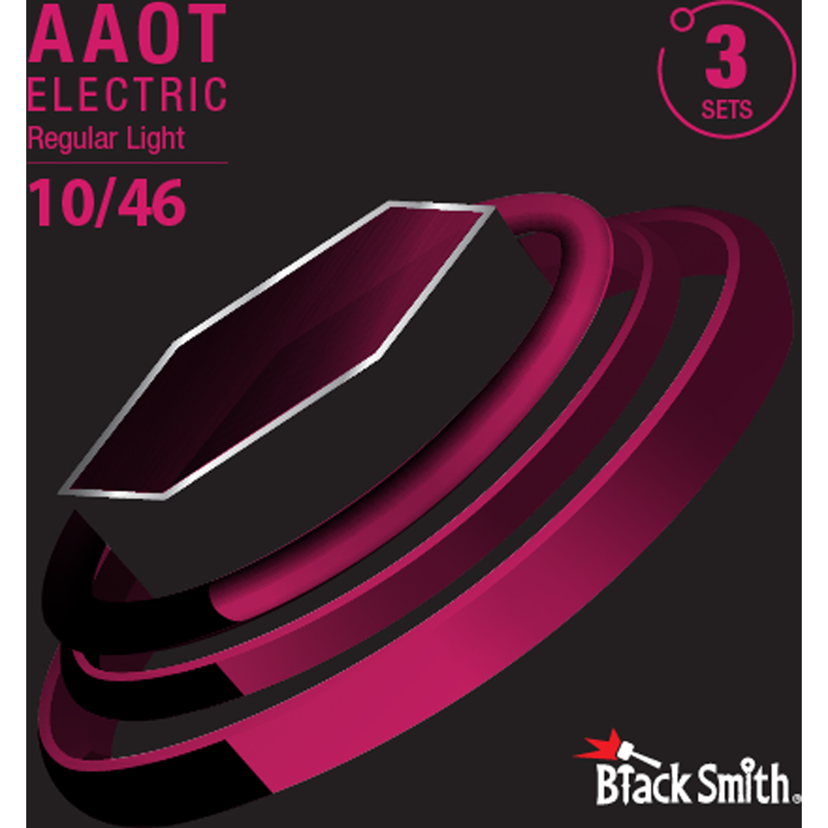 Blacksmith Aanw-1046-3p El-guitar-strenge  010-046    Sæt