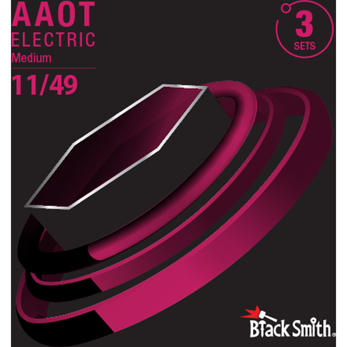 Blacksmith Aanw-1149-3p El-guitar-strenge  011-049    Sæt