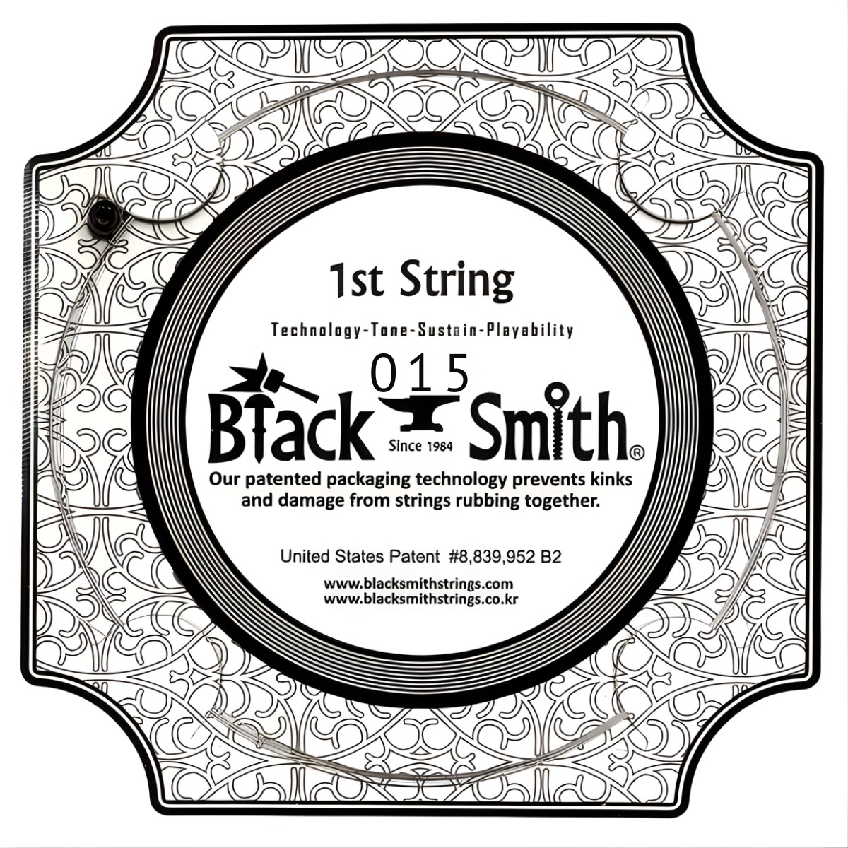 Blacksmith 15 Løs Plain-steel Guitarstreng  015