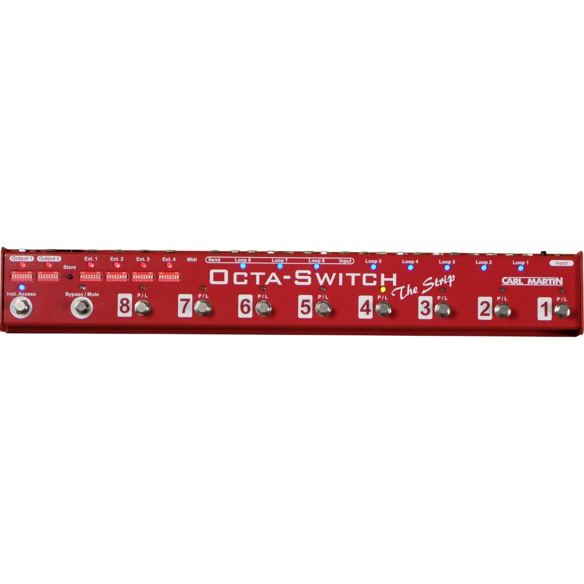 Carl Martin Octa-switch The Strip Guitar-effekt-pedal