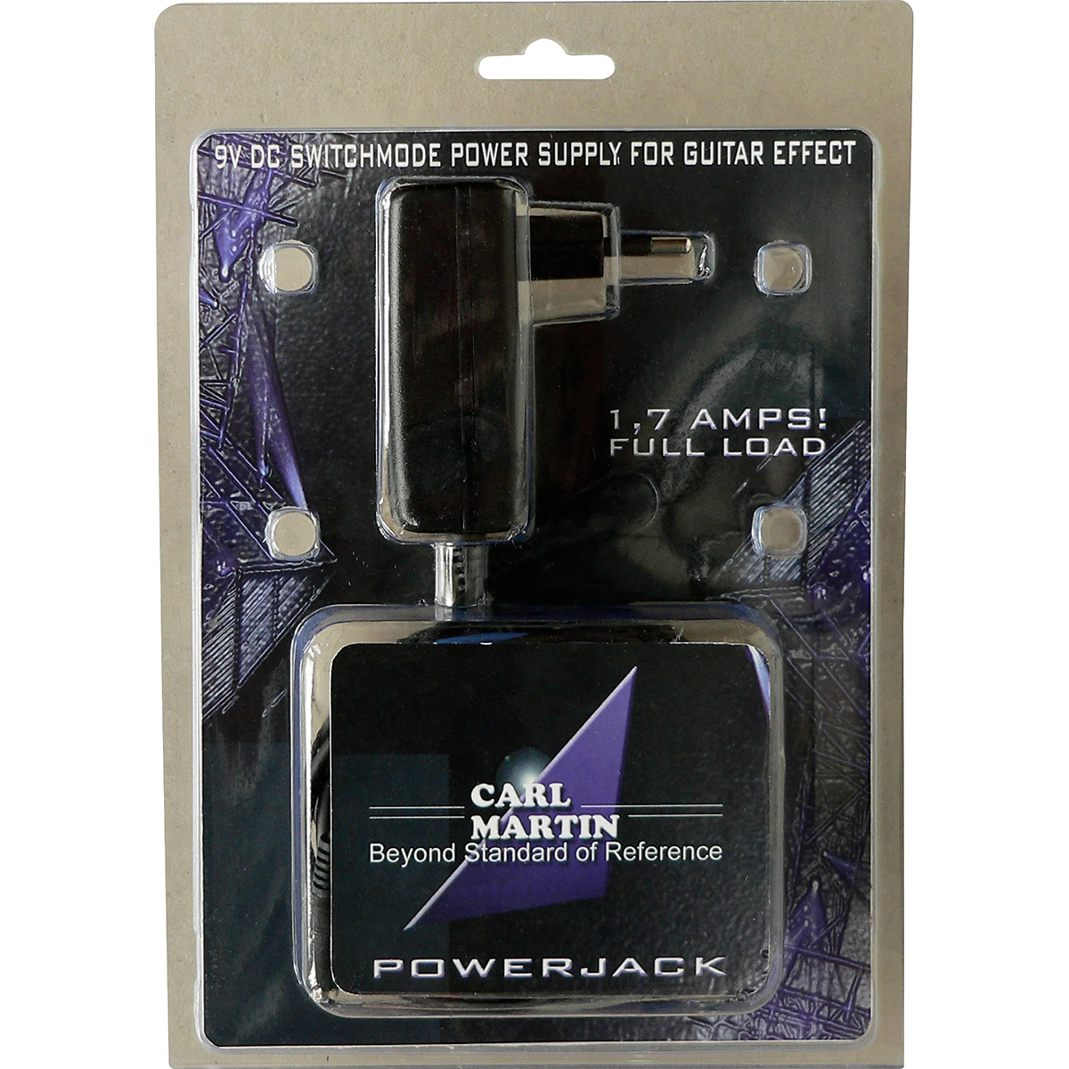 Carl Martin Power Jack Uk Strømforsyning  9v 1670ma
