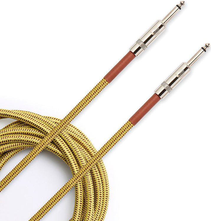 Addario Jack   3mm Han Mono Instrument Kabel Braided Tweed   Meter