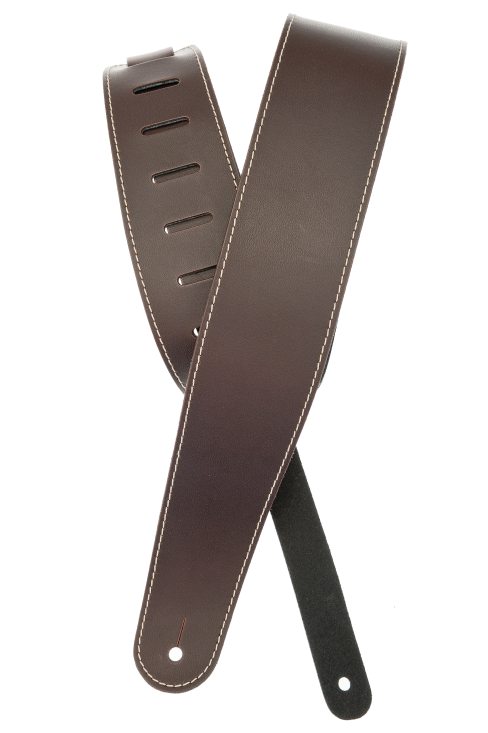 Dâ Addario 25ls01-dx Læderrem Brun Med Hvid Syning