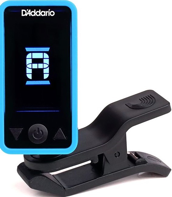 Addario Eclipse Tuner Til Guitar Og El-bas Blå